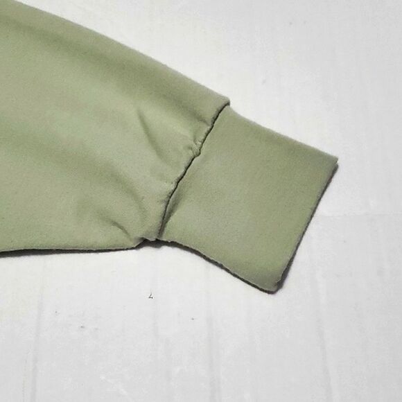 Papaya Sage Green Cosmic Sun Horoscope Graphic Cropped Swearshirt - Picture 8 of 10